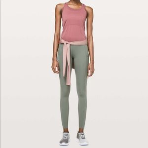 Lululemon 28” Fast and Free Leggings in Grey Sage